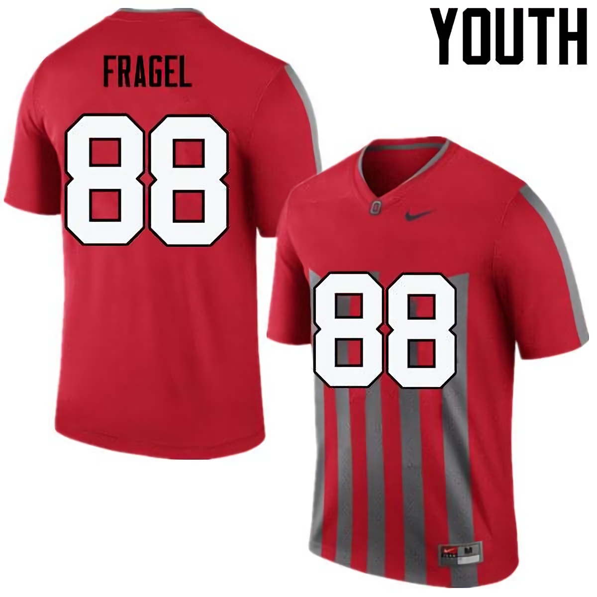 Reid Fragel Ohio State Buckeyes Youth NCAA #88 Nike Throwback Red College Stitched Football Jersey IZU6556HA